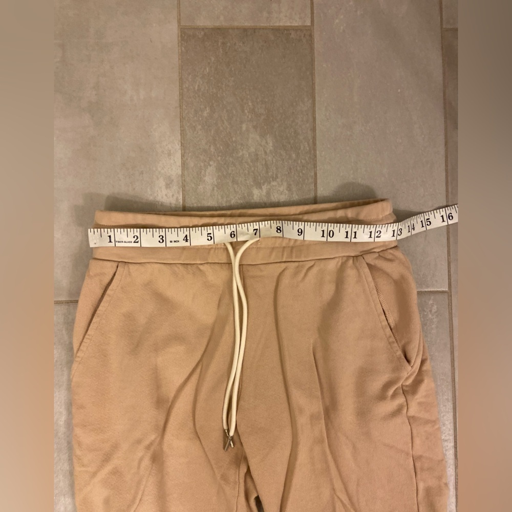 MATE The Label Organic Cotton Terry Jogger Beige Size XS - Picture 7 of 7